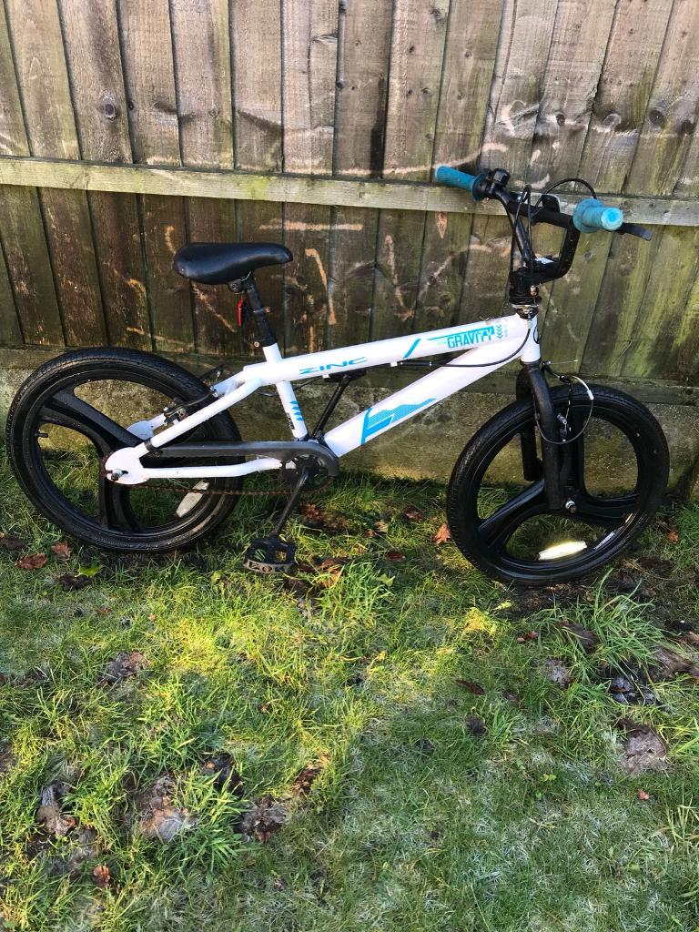 ZINC GRAVITY 20” BMX BIKE, 360 degree handlebars, SKYWAY WHEELS, fully