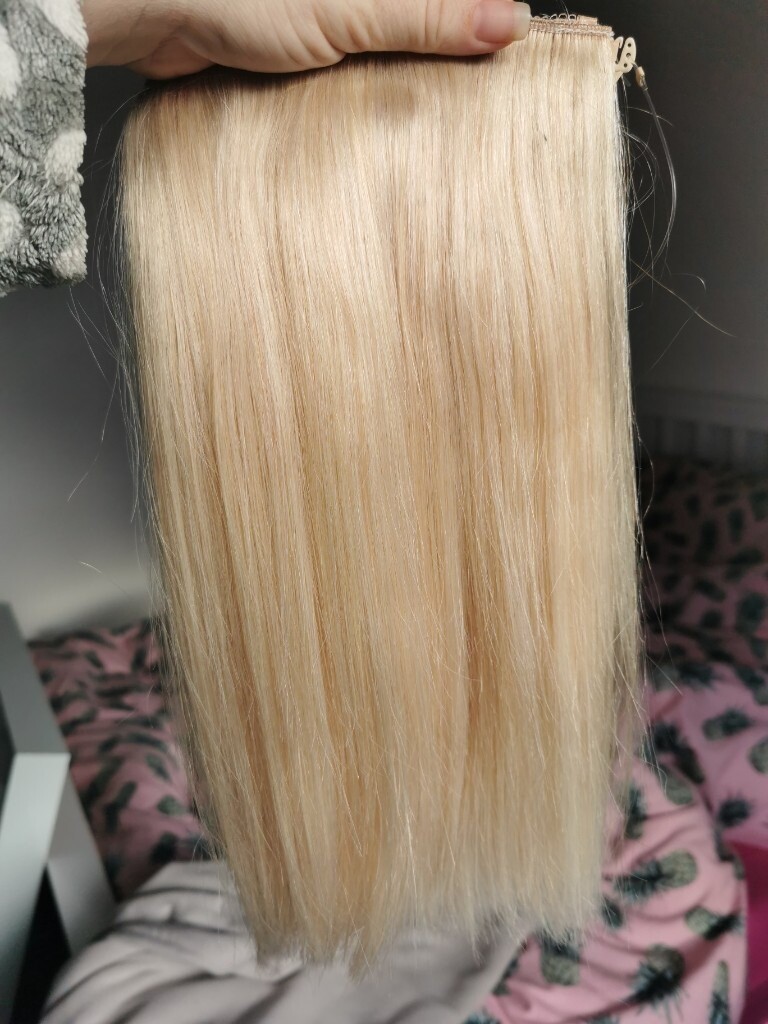 12" Real Human hair halo hair piece in Hengoed, Caerphilly Gumtree