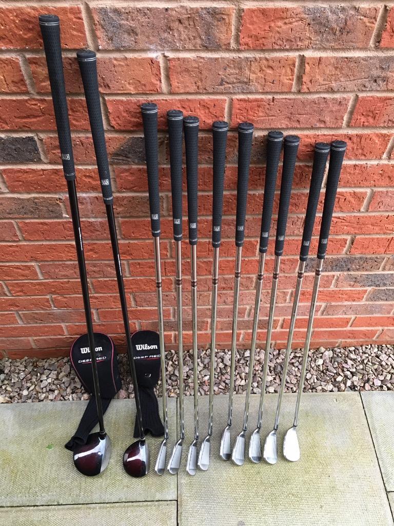 Wilson deep red golf clubs full set in Carlisle, Cumbria Gumtree
