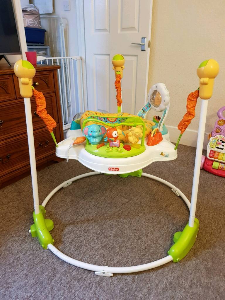 FisherPrice Sunny Days Jumperoo Baby Bouncer, Infant Musical Activity