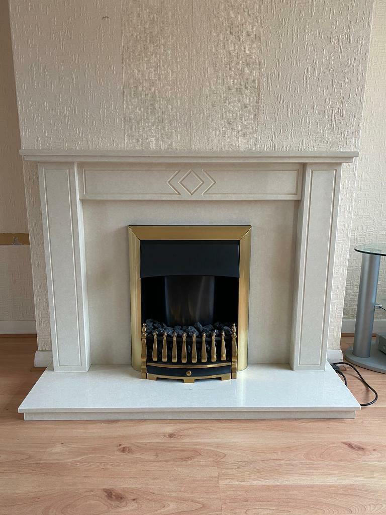 Marble fireplace in Airdrie, North Lanarkshire Gumtree