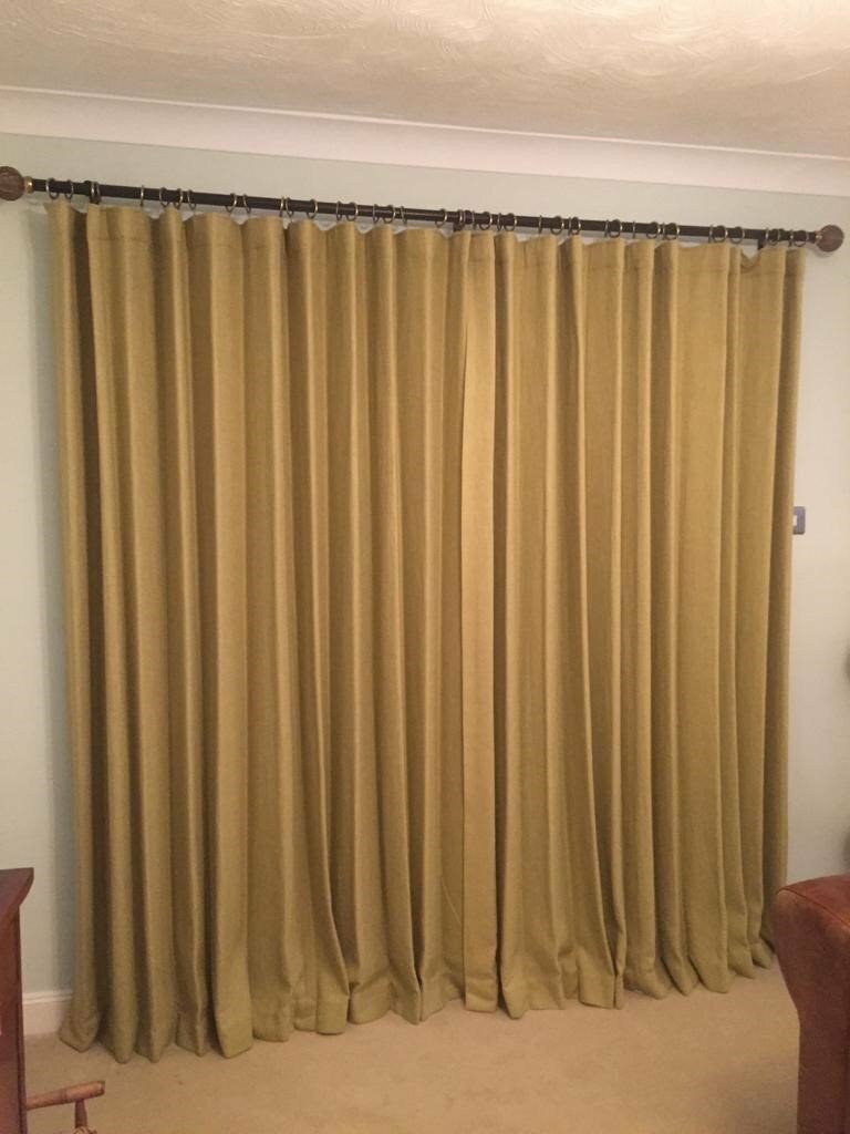 Beautifully Woven Fully Lined Curtains 84 Drop X 96 Width Per