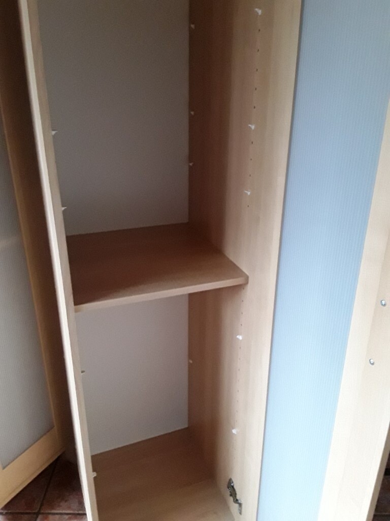 Ikea Wardrobes Tall Shelving Units And Drawers In Beech In