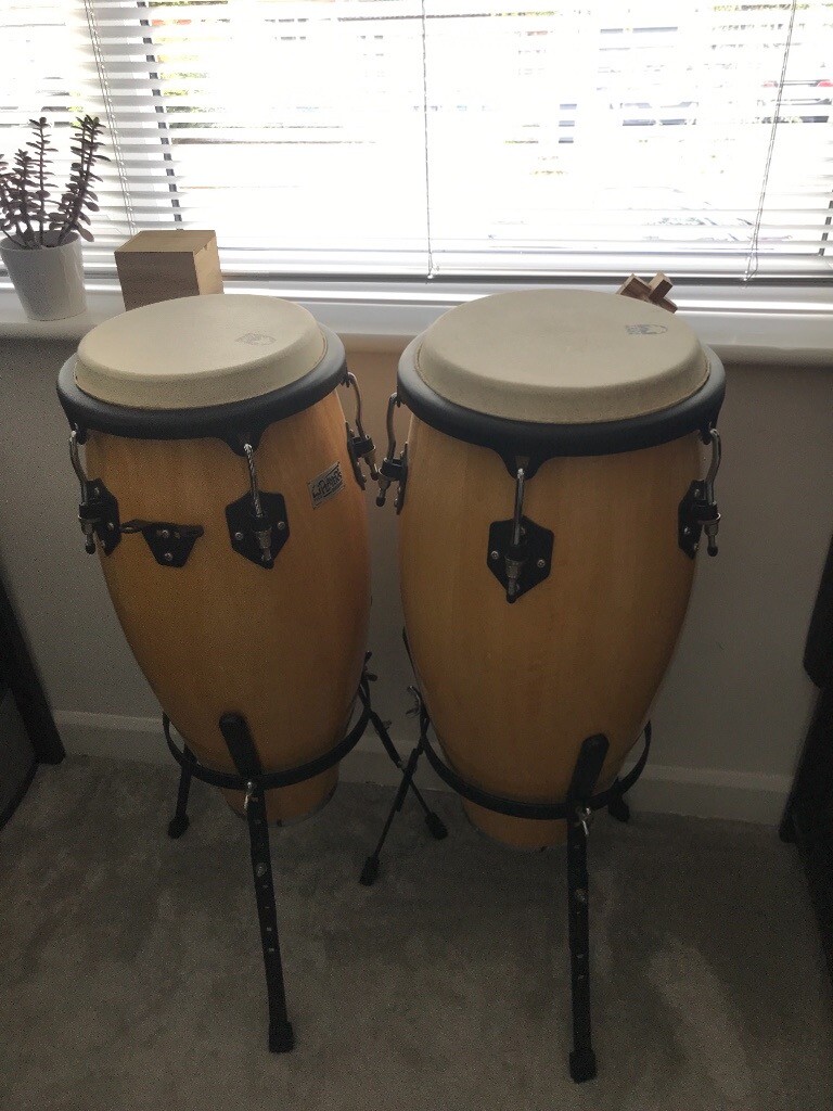 Toca Players Series Congas Set with Stands, Conga. 10 inch and 11 inch