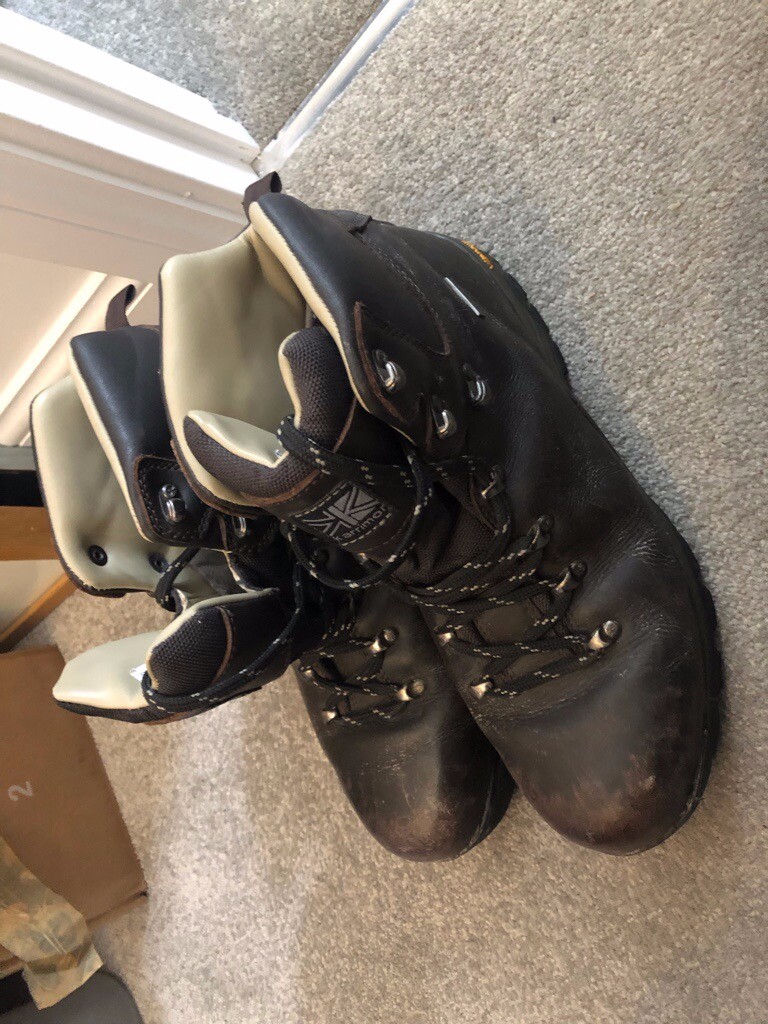 Karrimor Leather Waterproof Membrane Walking Boots, Size 10 in