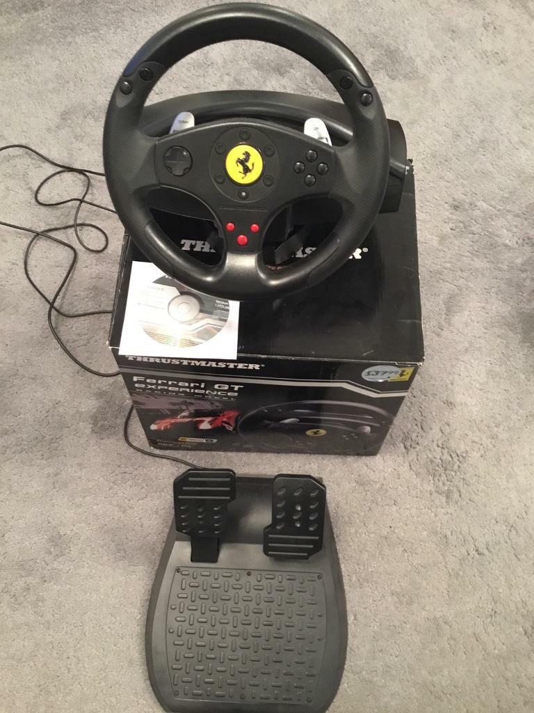 Thrustmaster Ferrari GT Steering Wheel & Pedals in Gorleston, Norfolk