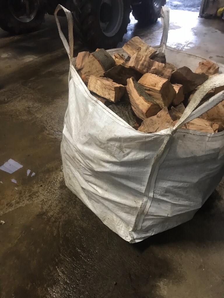 Dry hardwood logs for sale delivery available Ayrshire only in