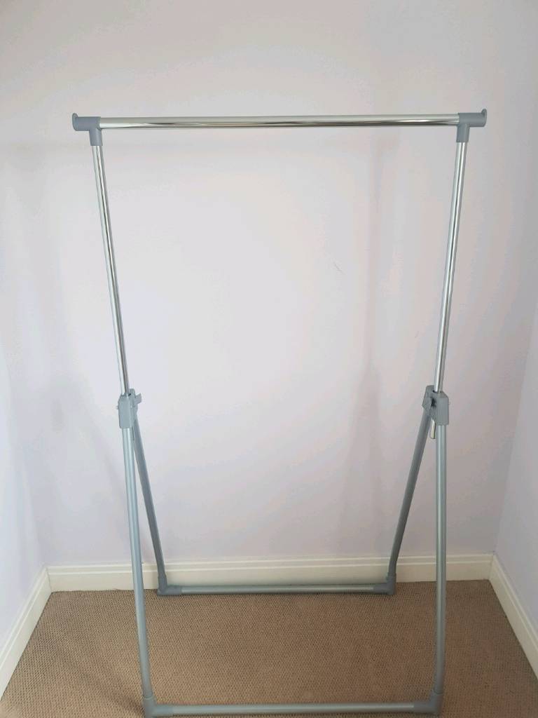 Argos home foldable clothes rail chrome in Hull, East Yorkshire