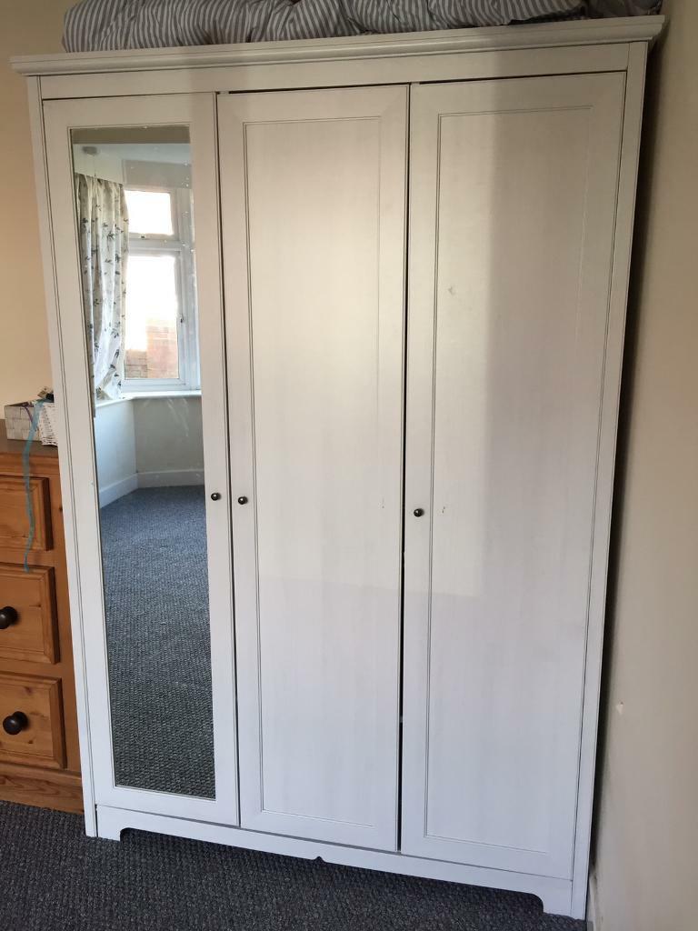 White wardrobes for sale. Heavy items. Triple and double. in Lytham