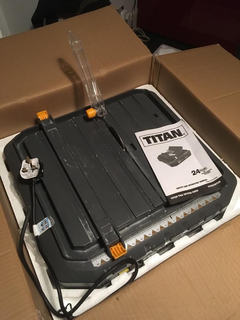 500W Titan Tile Cutter Used Once in Leyton, London Gumtree