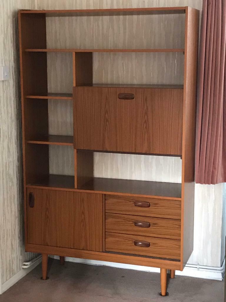 FREE 1970’s Schreiber Wall Unit. Display Unit, Bookcase , Bureau in