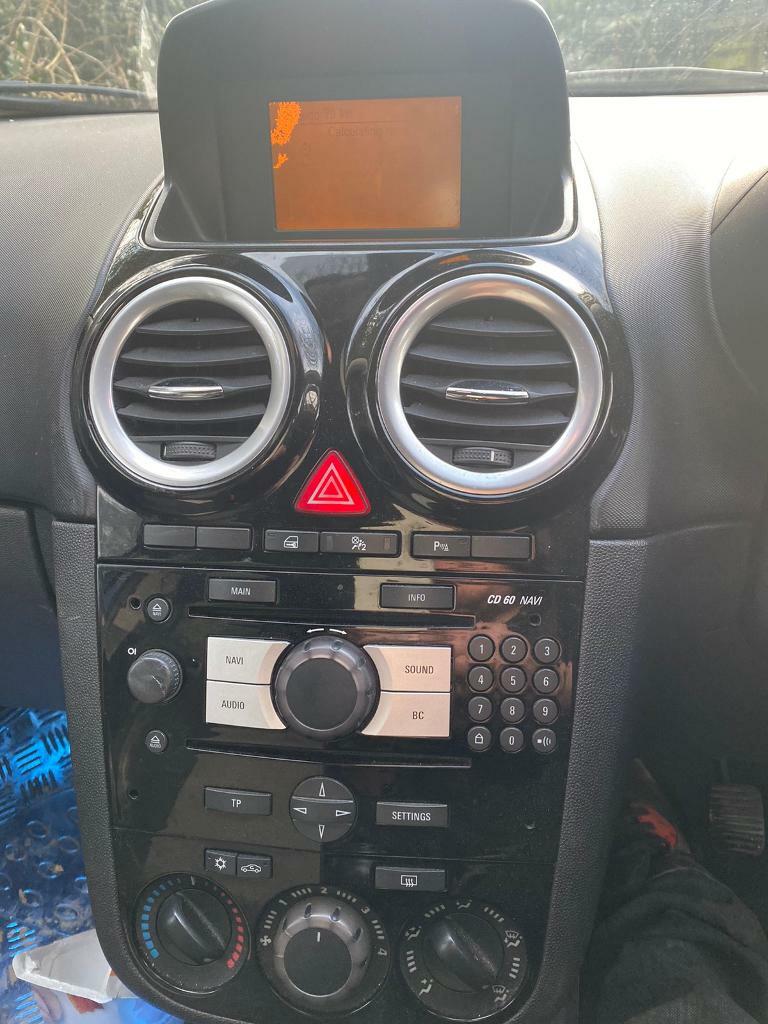 VAUXHALL CORSA D CD 60 NAVI SAT NAV AUX MP3 CAR RADIO STEREO CD PLAYER