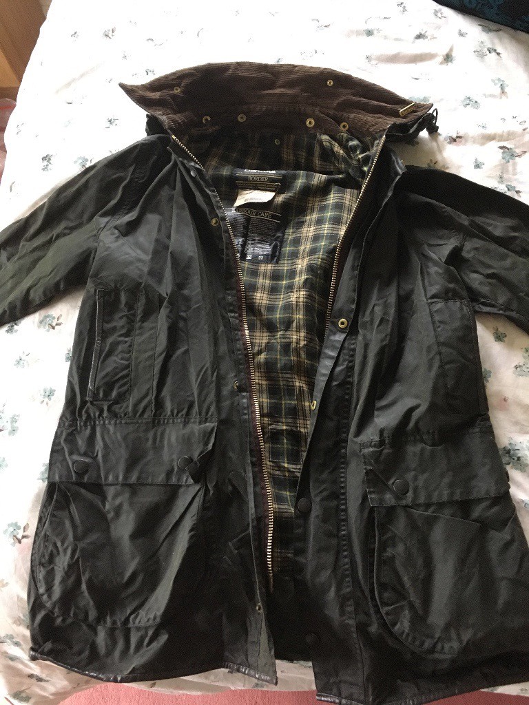 Vintage Barbour Border Wax Jacket. Excellent condition. Recent Re-wax ...