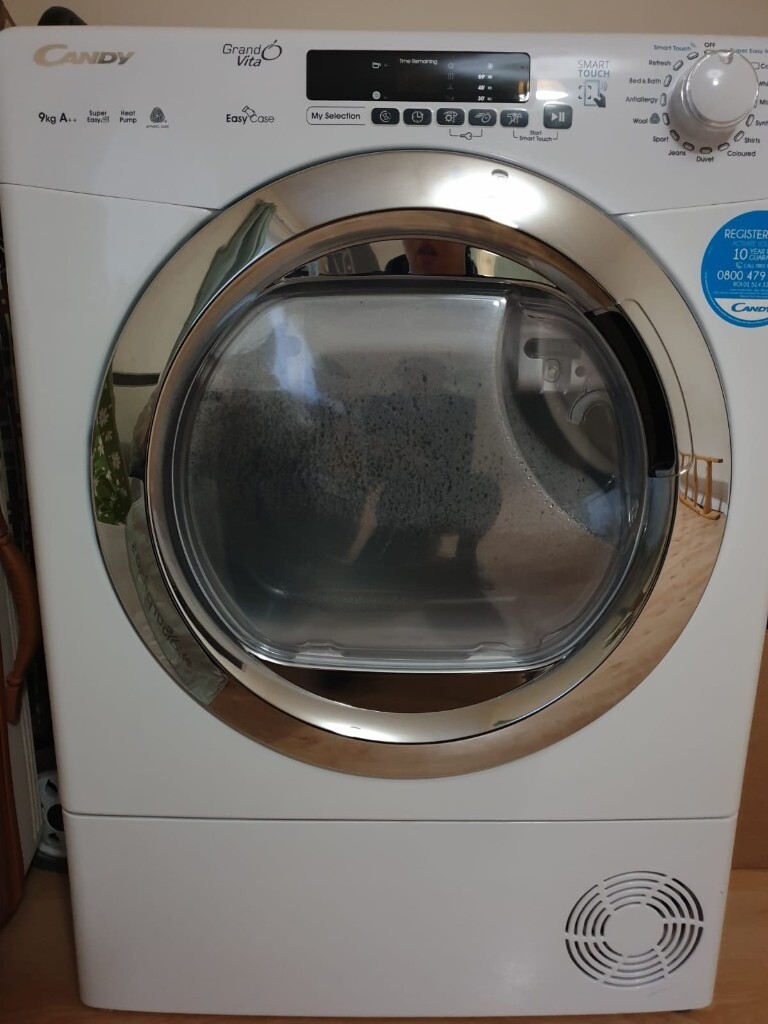 Secondhand Candy GVSH9A2DCE 9KG Heat Pump Condenser Tumble Dryer