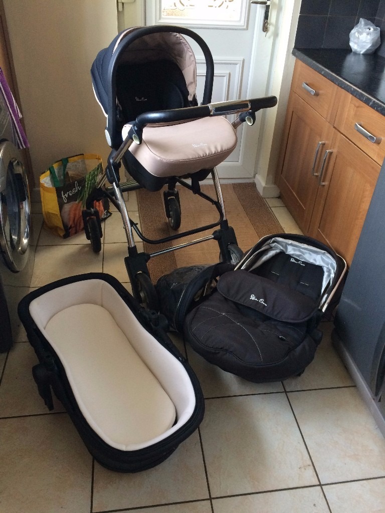 pram pushchair silver cross wayfarer travel system bumper bar rain