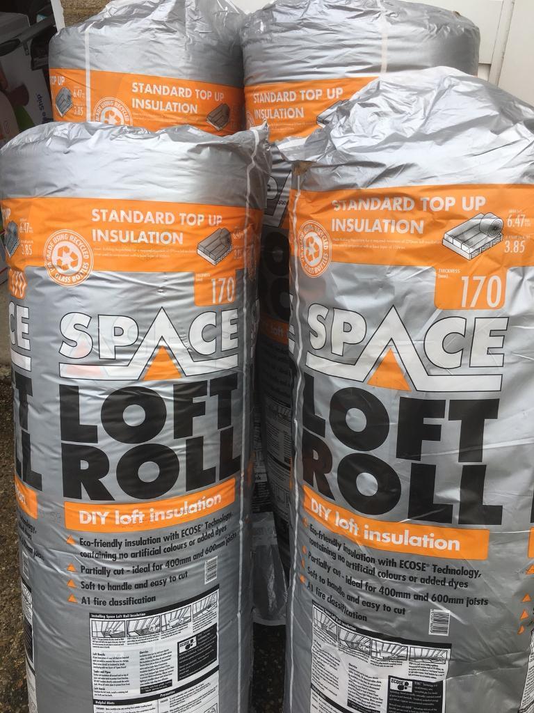 Cheap Loft Insulation Rolls Loft Insulation Roll 6.47m2 in DY5 Bank for £12.50 for