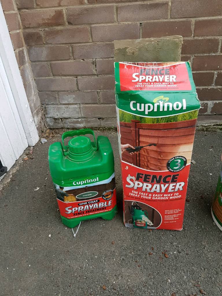 cuprinol fence treetment forest green sprayable in Nailsea, Bristol