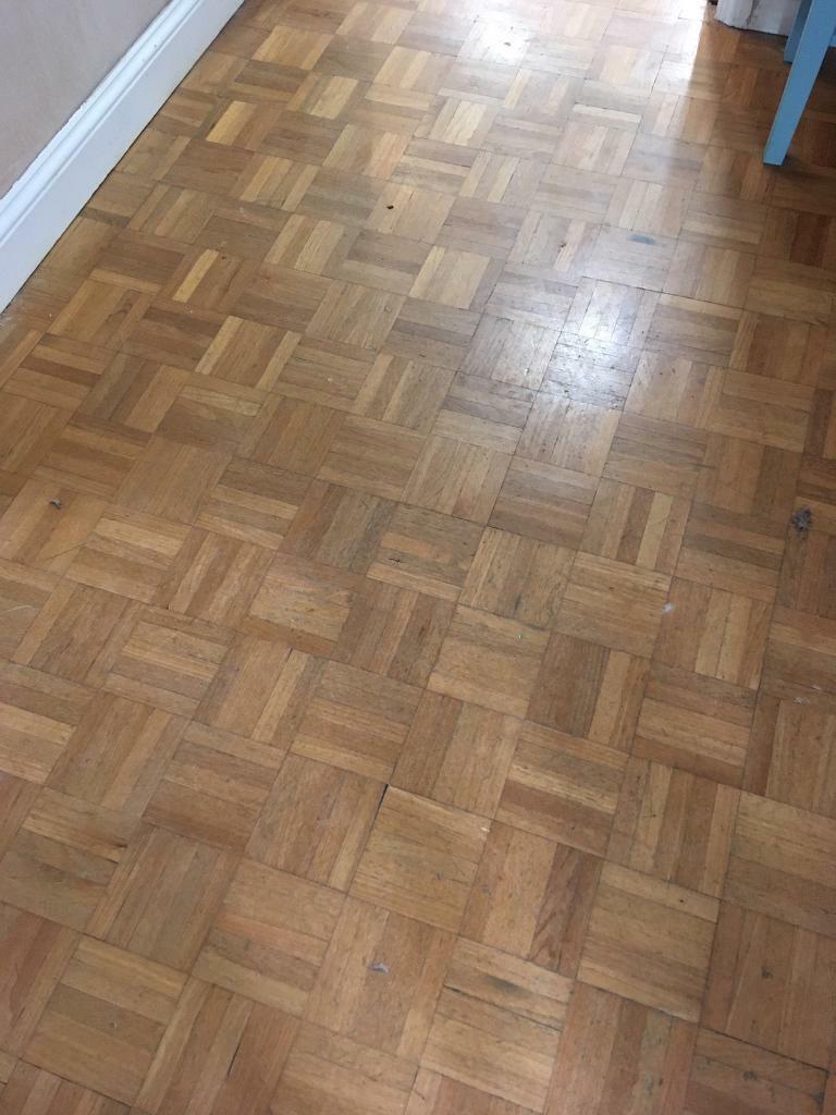 Original 1970s Parquet Solid Wooden Floor Fingers 1213 m2 Approx