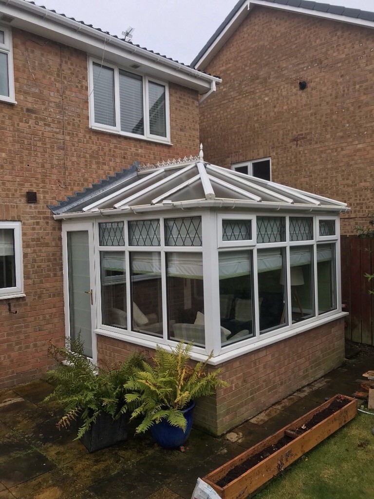 Used white upvc conservatory in Chester Le Street, County Durham