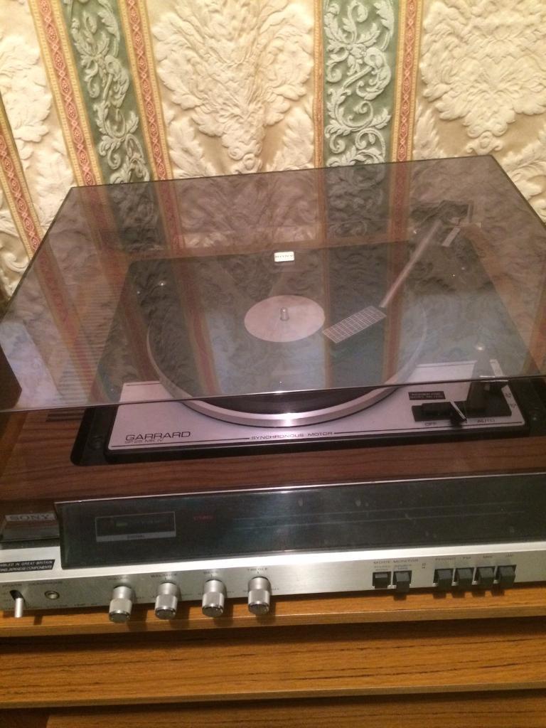 Top range Sony / Garrard turntable Record Player with speakers in Falkirk Gumtree