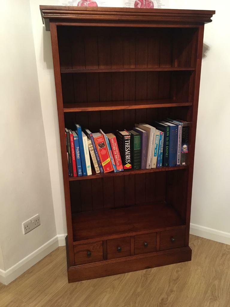 Dark oak bookcase . Ex con in Gravesend, Kent Gumtree