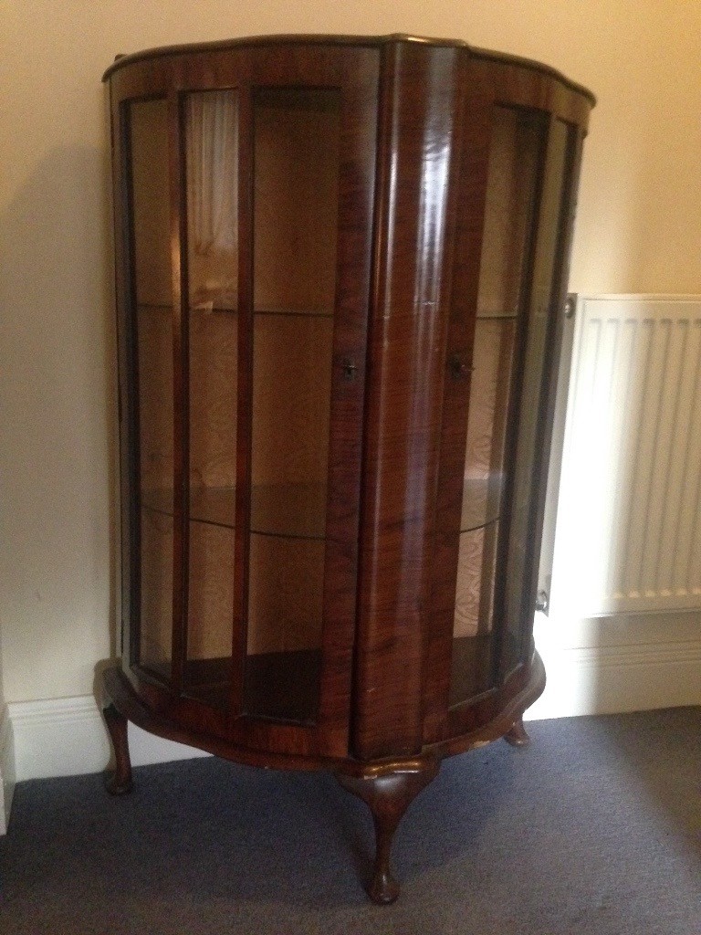 1930s Curved Display Cabinet In Canonmills Edinburgh Gumtree