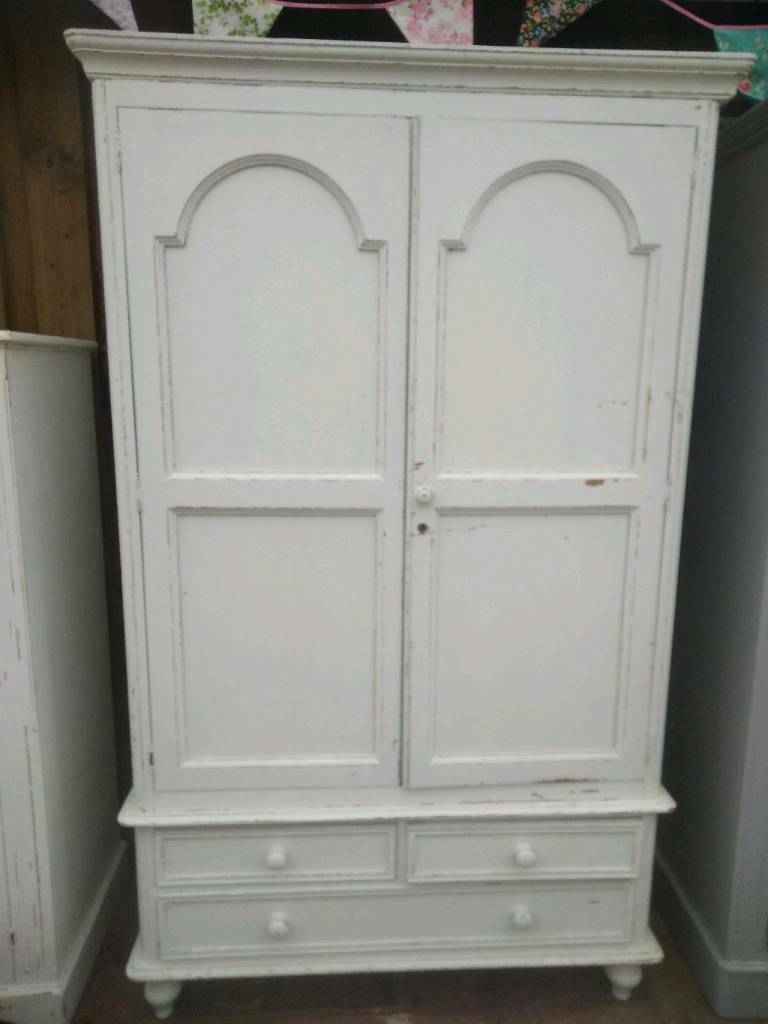 Double Shabby Chic Wardrobe In Wirral Merseyside Gumtree