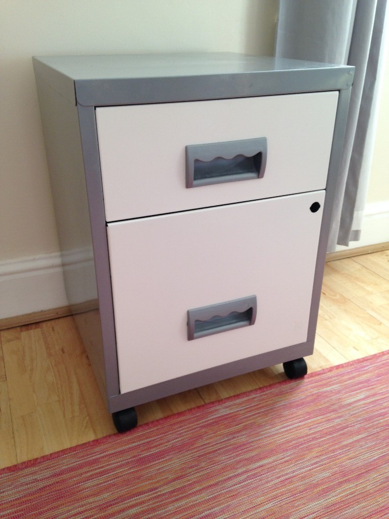 Pierre Henry 2 Drawer Filing Cabinet On Castors In Reading