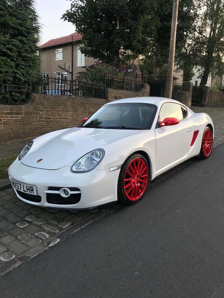 Porsche Cayman 987 2007 rare carrera white S wheels FSH hpi clear in