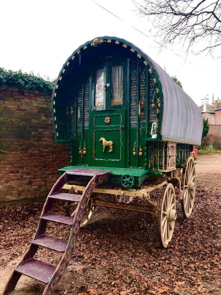 Gypsy Travellers Caravan Vardo Horse Drawn Carriage Tiny House in