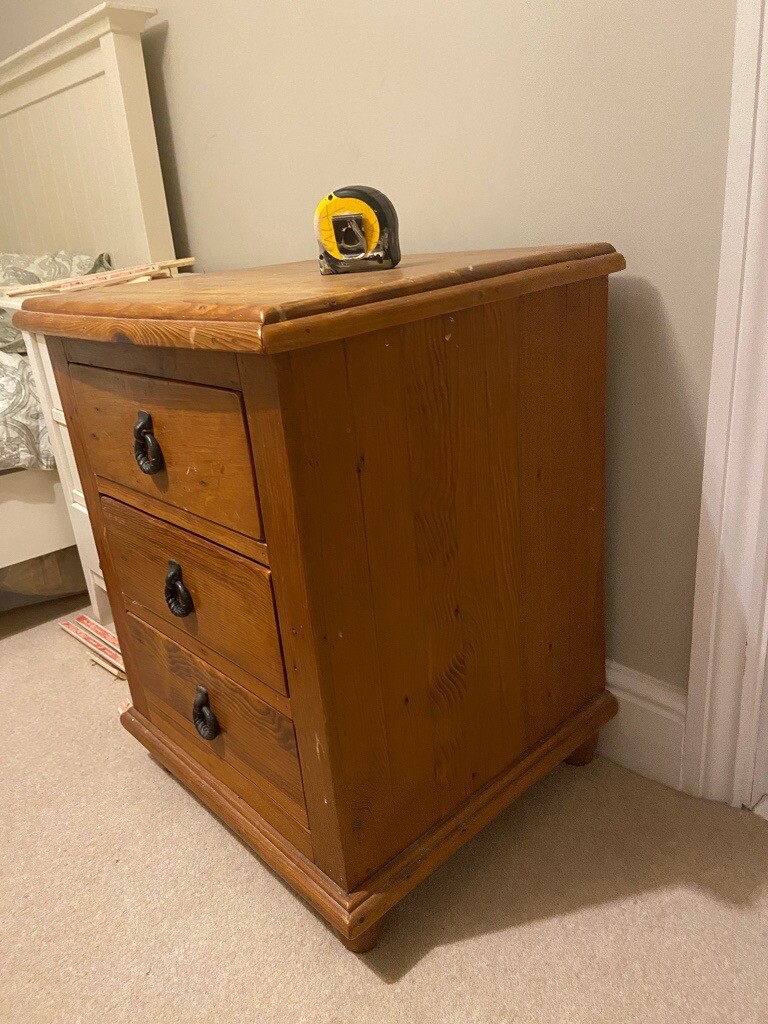 reclaimed pine bedside tables x 2 in Ipswich, Suffolk Gumtree