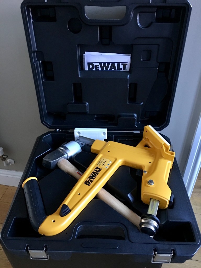 Dewalt Floor Nailer, manual, hard case, as new condition in Swindon, Wiltshire Gumtree