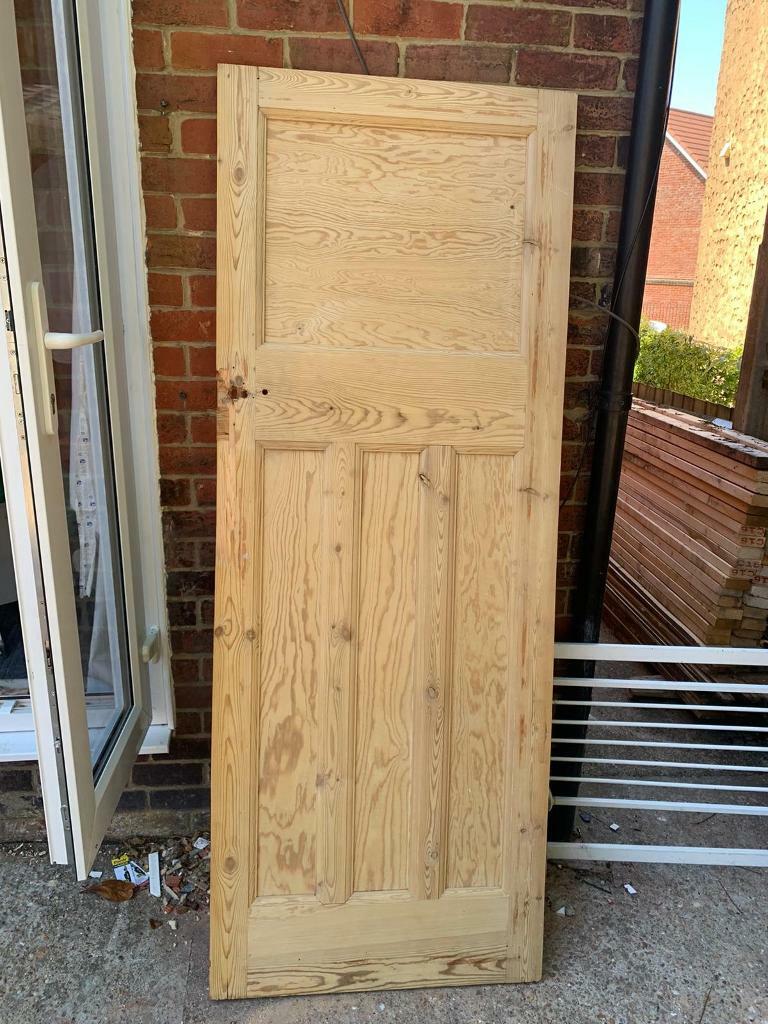 4 x Art Deco 1930s solid wood internal doors | in ...