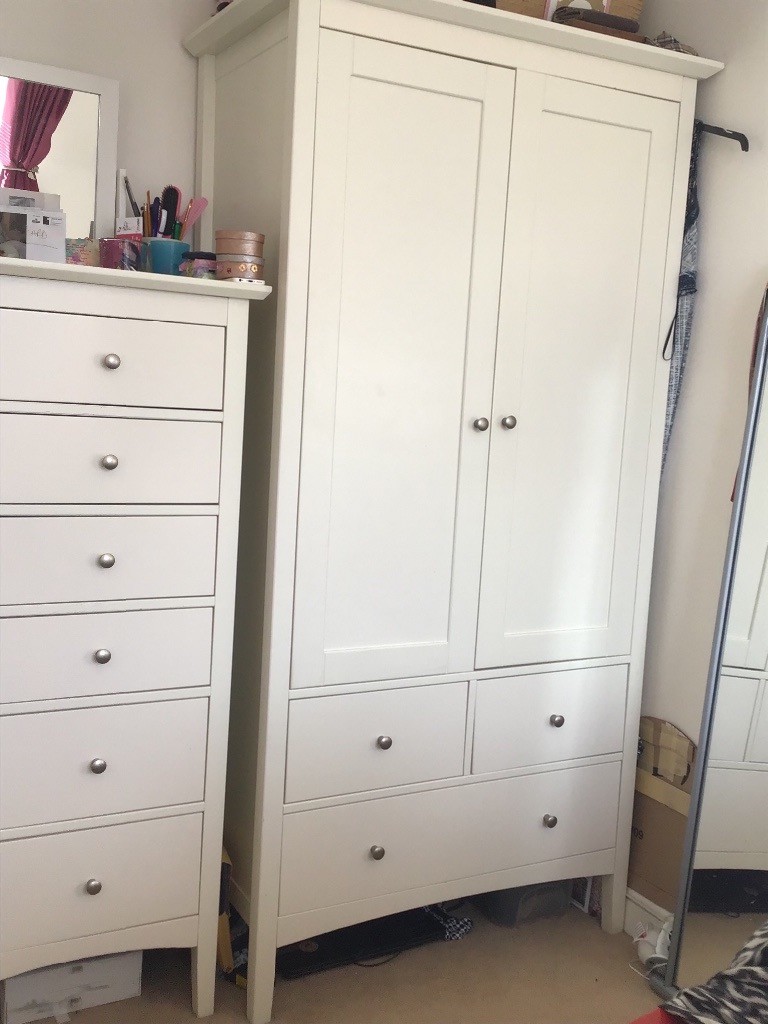 M&S marks and spencer Hastings ivory wardrobe in Byfleet, Surrey