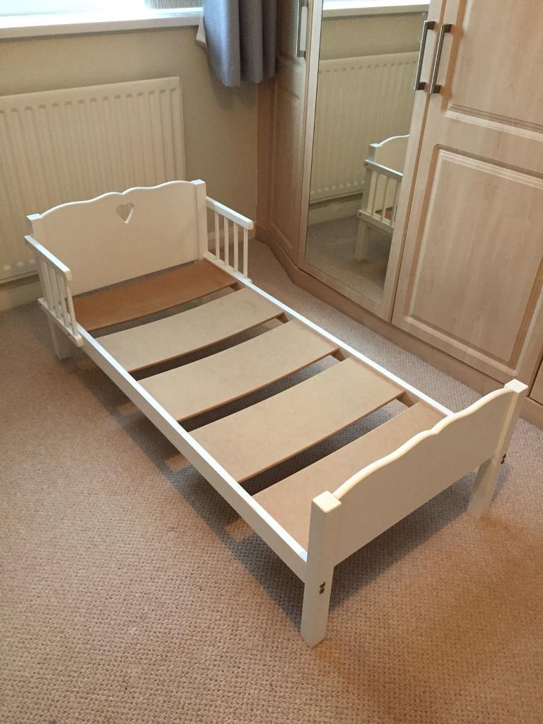 White wooden kids / toddler bed in Stanley, County Durham Gumtree