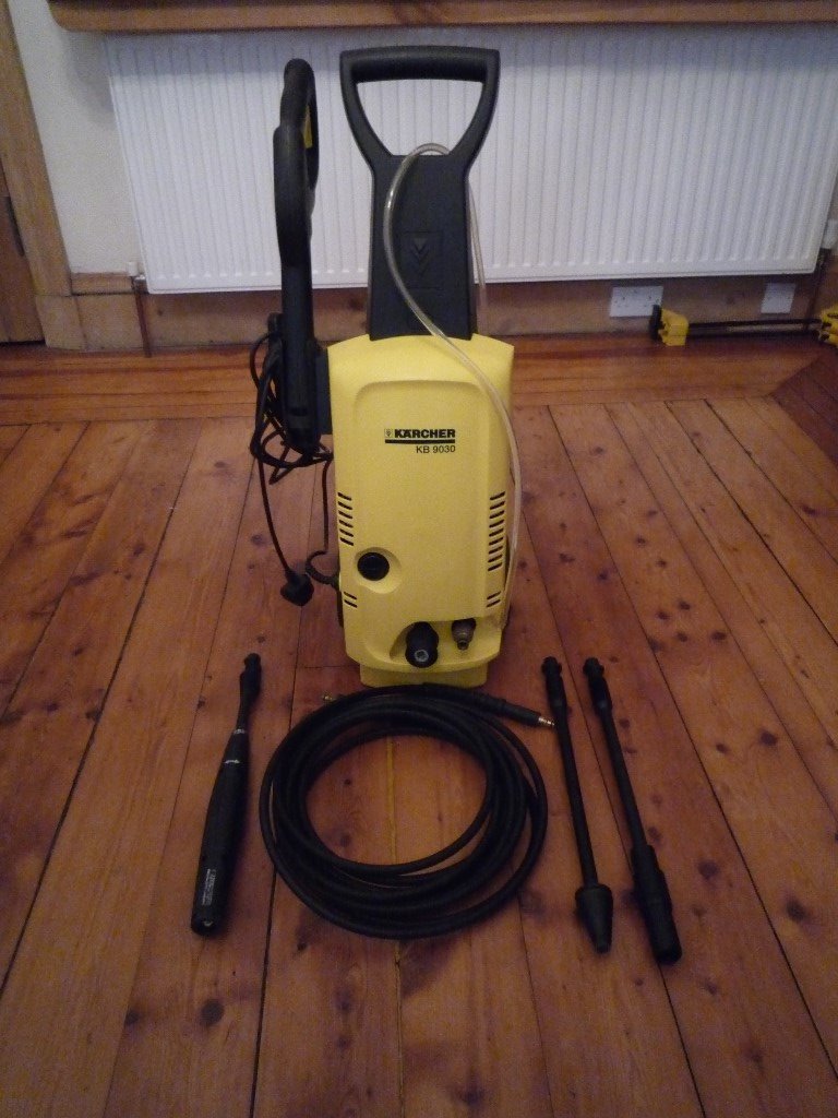 KARCHER KB 9030 Pressure Washer with Hose & Attachments in