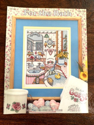 Graph-It Arts ''For the Bath'' Book #48 Cross Stitch Chart OOP 1992 Turk & Busa