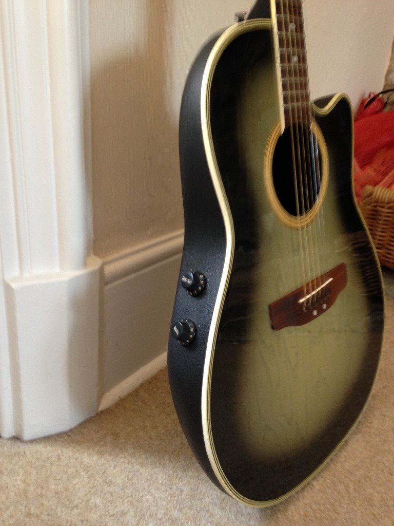 Ovation Celebrity Applause AE38 ElectroAcoustic Guitar Shallow Bowl