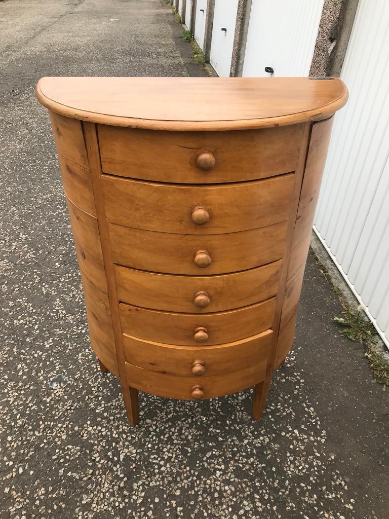 Vintage Thistle And Spice Tall Boy Chest Of Drawers 90 00 Free
