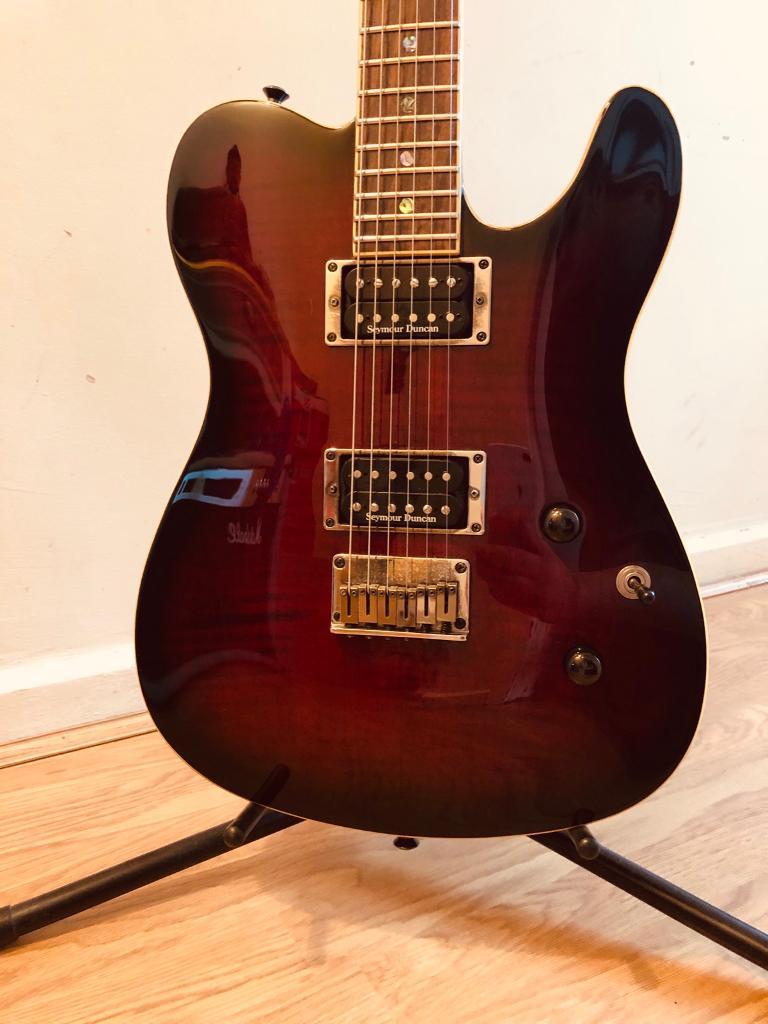 Fender Telecaster Blackcherry Burst w Humbuckers in Wolverhampton