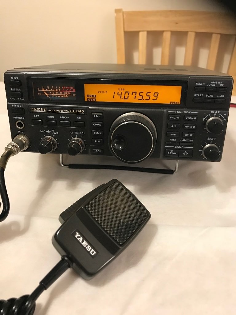 YAESU FT840 HF transceiver very good condition. Has FM mod, virtually