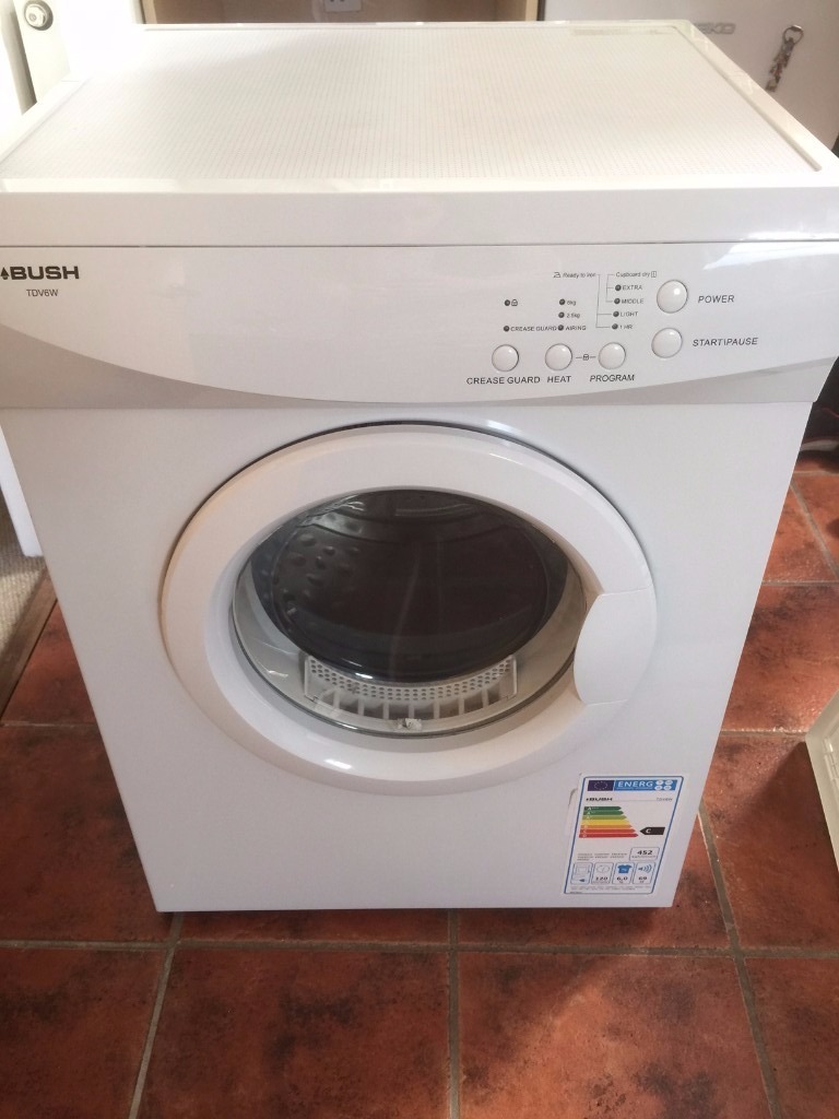 Bush TDV6W Vented Tumble Dryer , White. AVAILABLE FOR IMMEDIATE COLLECTION in Netley Abbey