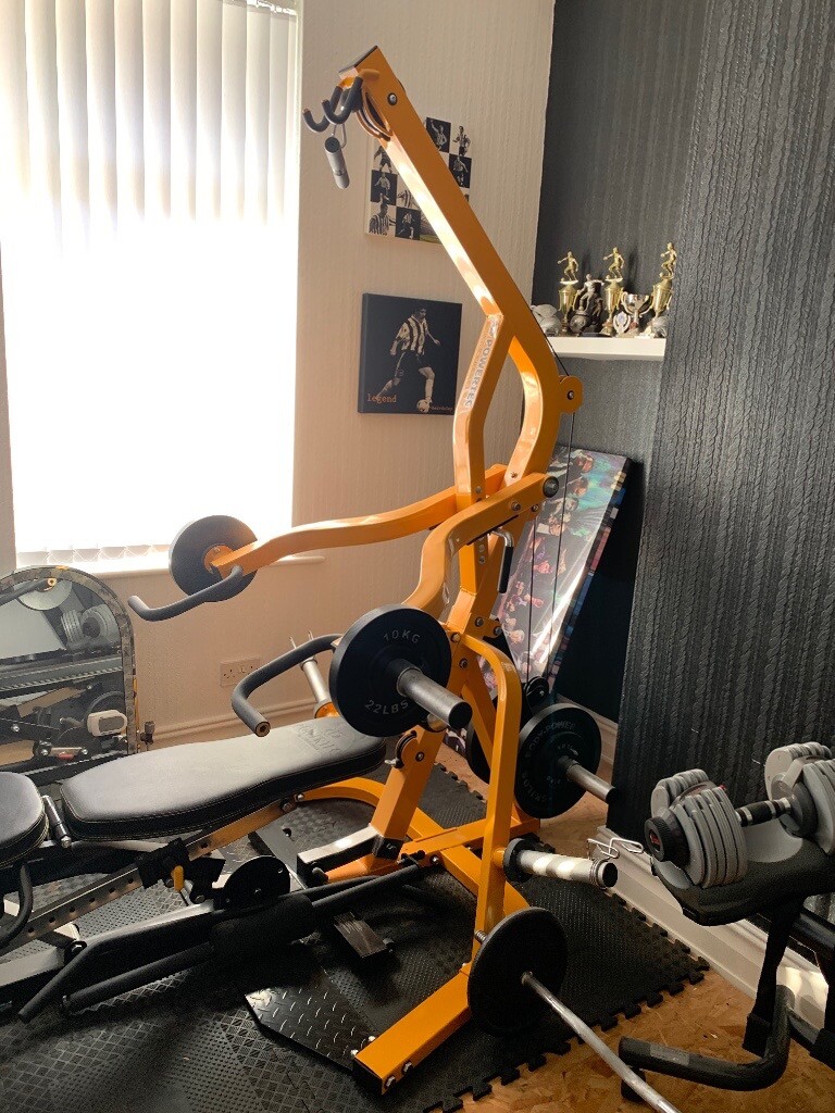 Powertec lever gym unwanted gift York dial dumbells bench. in