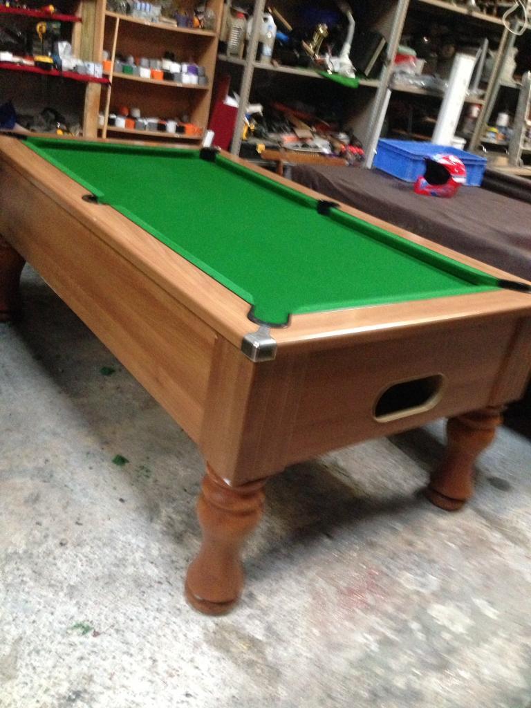 7 x 4 slate bed pool table