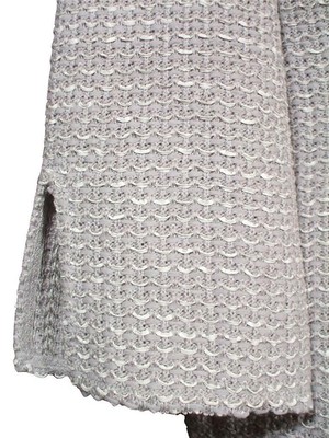 Pre-owned St John St. John Knits Mica Tweed Knit Topper Jacket Blazer Sz 12 $1495
