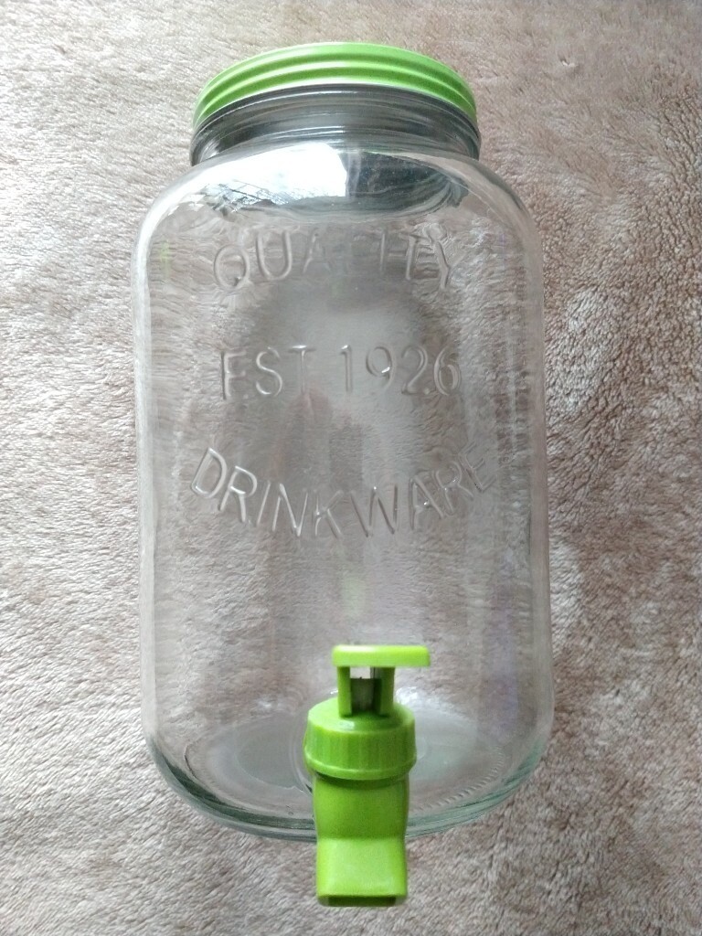 3.5 litre Kilner glass jar with a tap in Leicester, Leicestershire