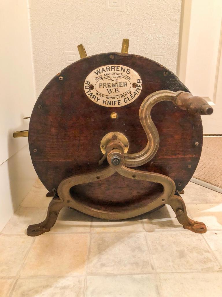 Antique Victorian Warren’s Rotary Knife Cleaner in Torquay, Devon