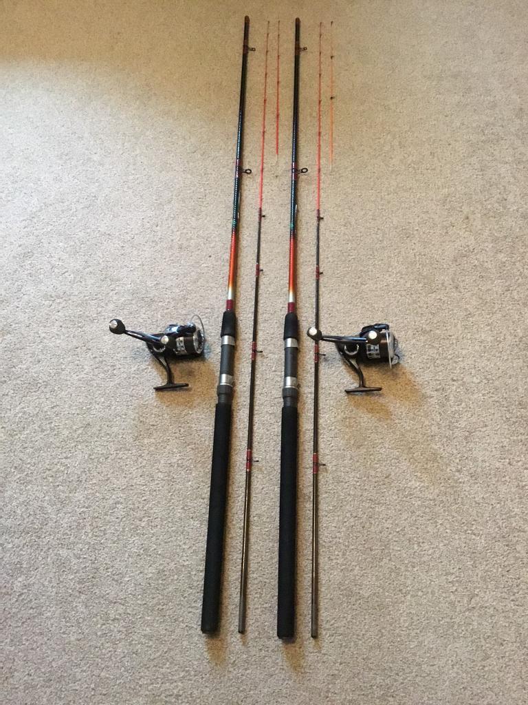 Two feeder rods and feeder fishing reels in Norwich, Norfolk Gumtree