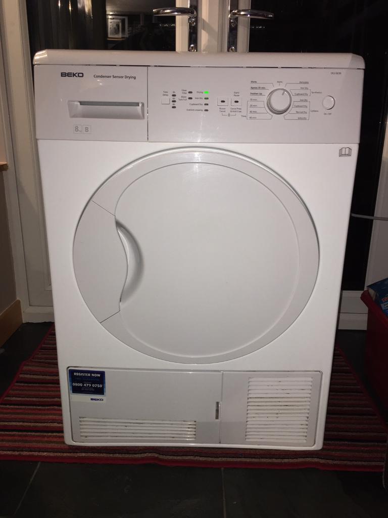 Beko DCU8230 8KG Condenser Tumble Drier in Chesterfield, Derbyshire Gumtree