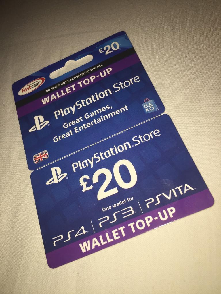 PlayStation PSN Card 20 GBP Wallet Top Up PSN Download Code UK